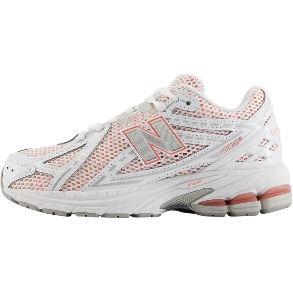 New Balance 1906 Youth GC1906CL White Red Blan Rouge Sneakers Shoes Size 7Y